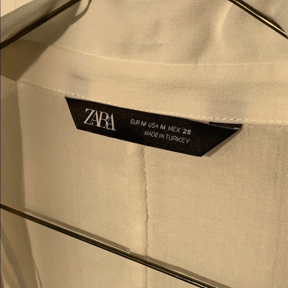 Zara white long sleeve top - Picture 6 of 6